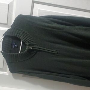 Men's size 3XB 3/4 zip pullover sweater